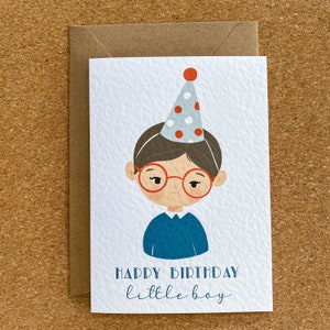 Personalised Birthday Card, Cute Birthday Card in uk, boy birthday card, Son, godson, Grandson, nephew, brother, cousin.