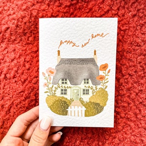 Personalised New Home Card - Moving House Card - Pretty House Card - New Home Card in UK