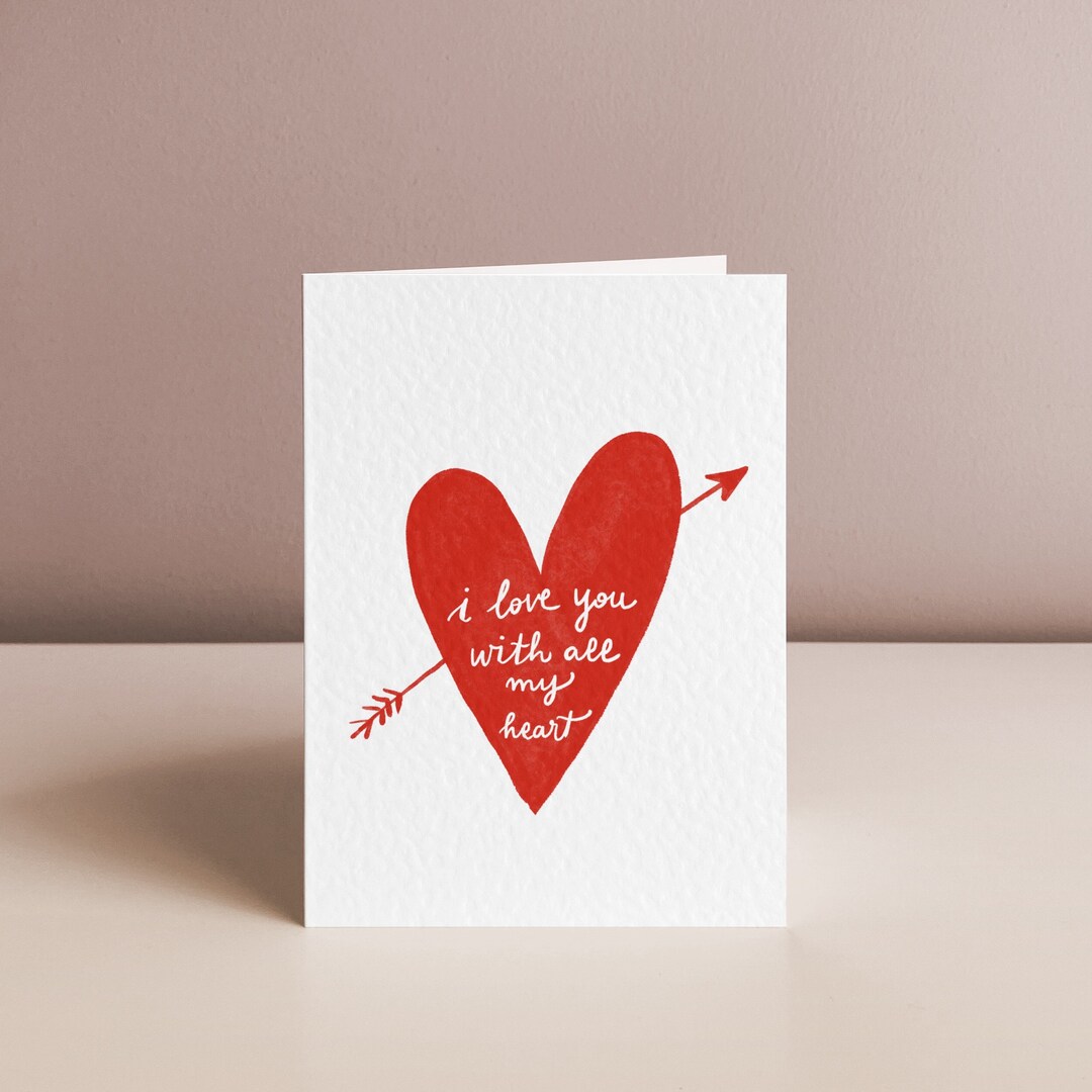 Love Card for Girlfriend Boyfriend | Happy Valentine's Card for Husband ...