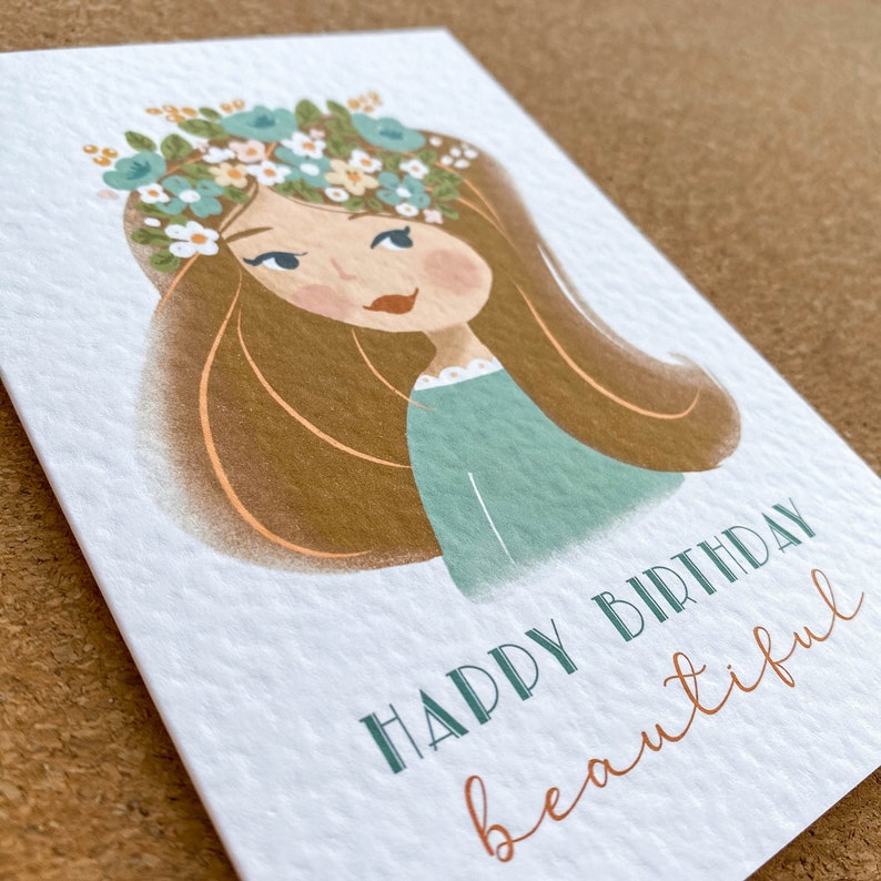 Personalised Birthday Card For Her, Best friend birthday card, Wife birthday card, Daughter Birthday Card, Happy Birthday Card image 6