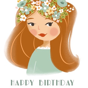 Personalised Birthday Card For Her, Best friend birthday card, Wife birthday card, Daughter Birthday Card, Happy Birthday Card image 3