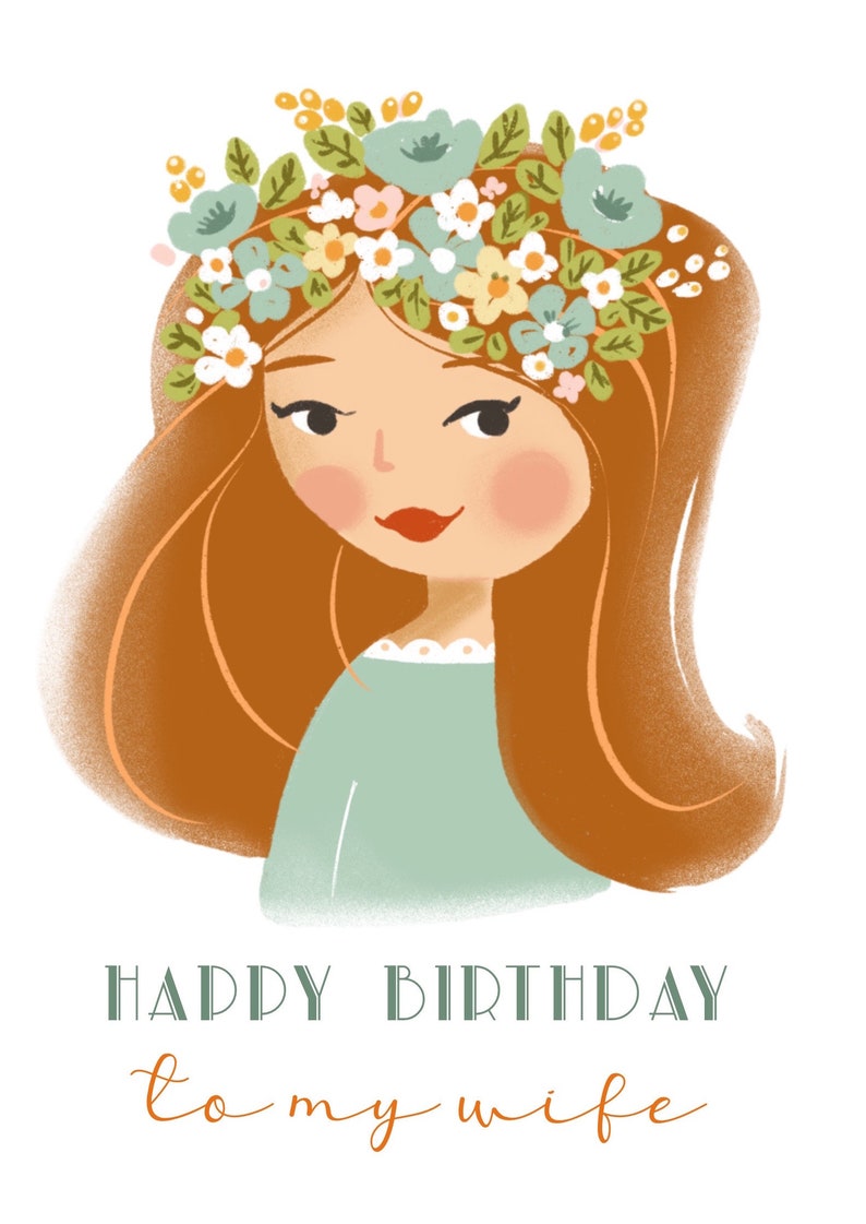 Personalised Birthday Card For Her, Best friend birthday card, Wife birthday card, Daughter Birthday Card, Happy Birthday Card image 3