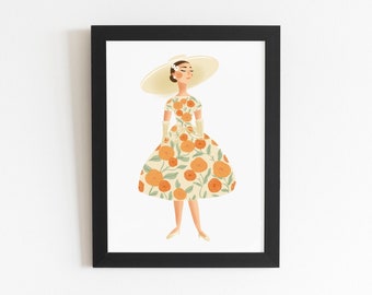 Audrey Hepburn Wall Art Print | A4, A3 Giclée Art Print
