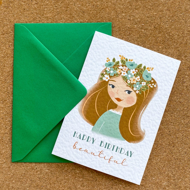 Personalised Birthday Card For Her, Best friend birthday card, Wife birthday card, Daughter Birthday Card, Happy Birthday Card image 4