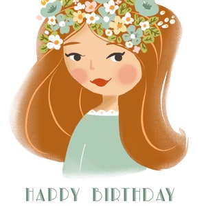 Personalised Birthday Card For Her, Best friend birthday card, Wife birthday card, Daughter Birthday Card, Happy Birthday Card image 2