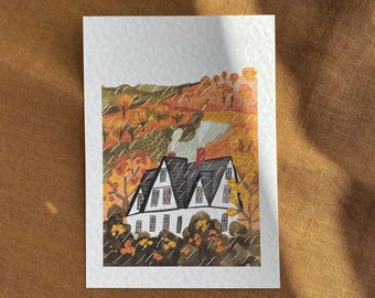 Autumn Forest - A4 Art Print
