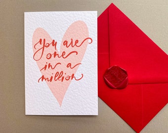 Valentine's Card for Girlfriend Boyfriend | Happy Valentine's Card for Husband Wife | Romantic Valentine's Card for Him Her