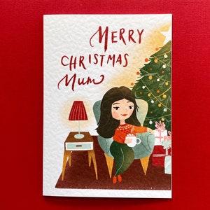 Zoete kerstkaart voor mama | Kerstkaart voor ouders | Pretty Xmas Cards Bundel | Ouders kerstkaart in het Verenigd Koninkrijk