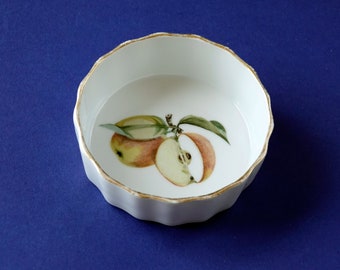 Royal Worcester Small Porcelain Flan Dish - Evesham Pattern