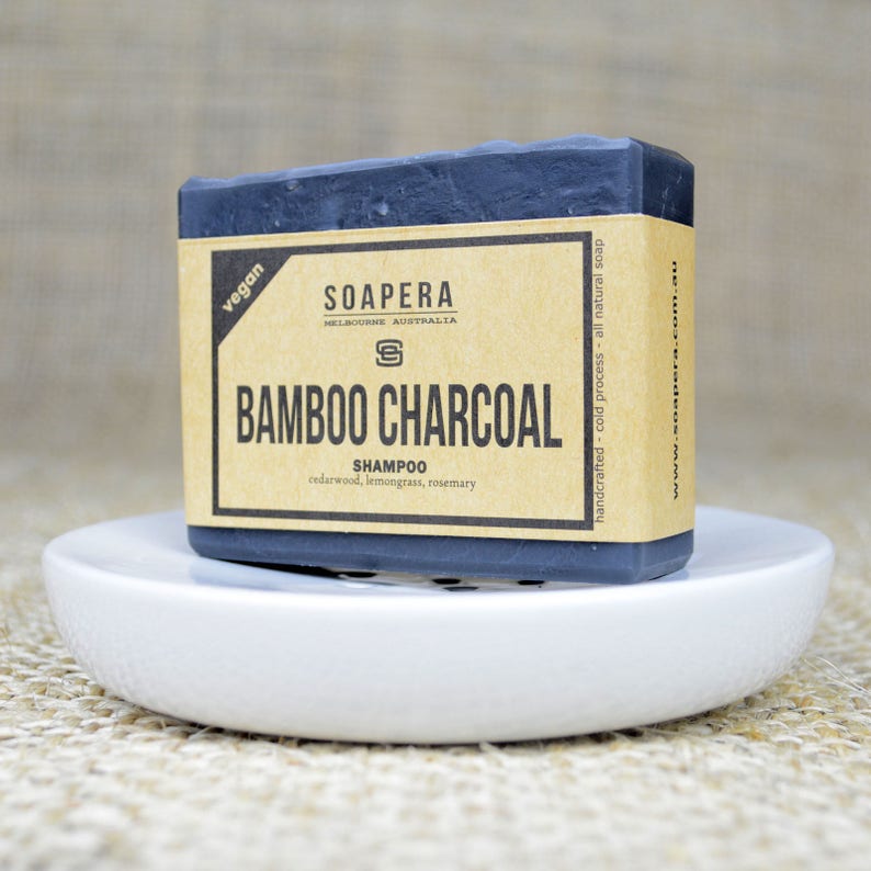 Bamboo Charcoal Shampoo Bar Remove Impurities and Keep Your Scalp
