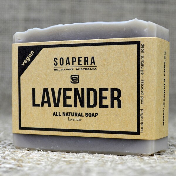 Klassische Lavendel Facial Soap-tief entspannend und beruhigend, ein luxuriöses Badeerlebnis! -Seife Ära alle natürliche handgemachte vegane Seife