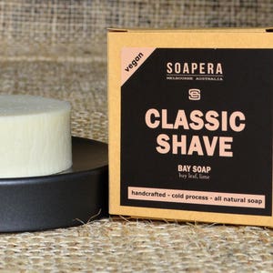 Bay Rum Classic Shaving Soap for man- Soap Era all natural handmade vegan soap