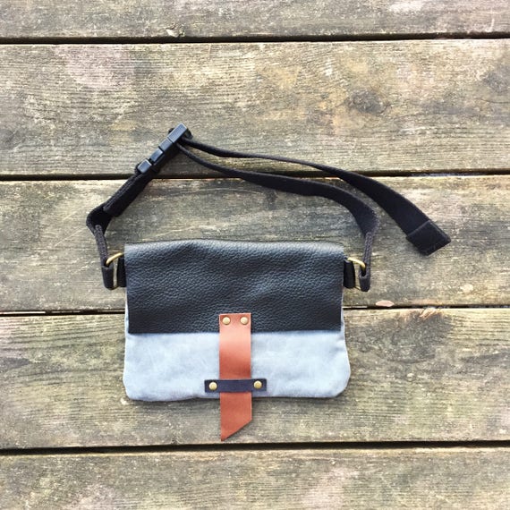 waxed canvas fanny pack
