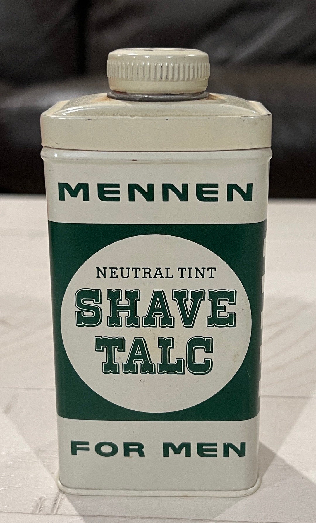 Vintage Mennen After Shave Talc for Men Neutral Tint Tin Etsy