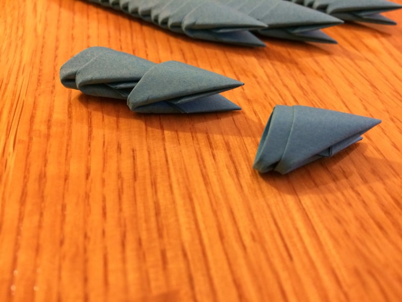 3D Origami Pieces Color- Any Color (275 per order) image 2