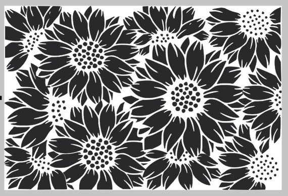 Sunflower SVG Digital Adjustable window decal car truck. Other