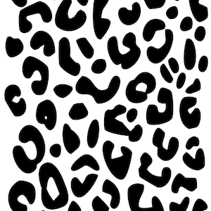 Arquivo SVG Cheetah Print, Digital, Ajustável, Janela, Carro, multiuso.