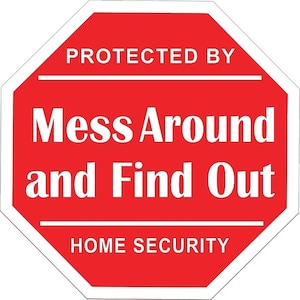 Yard Sign SVG, FU*!, Protected by, Mess Around, Cut File, vinyl, CNC, Wood