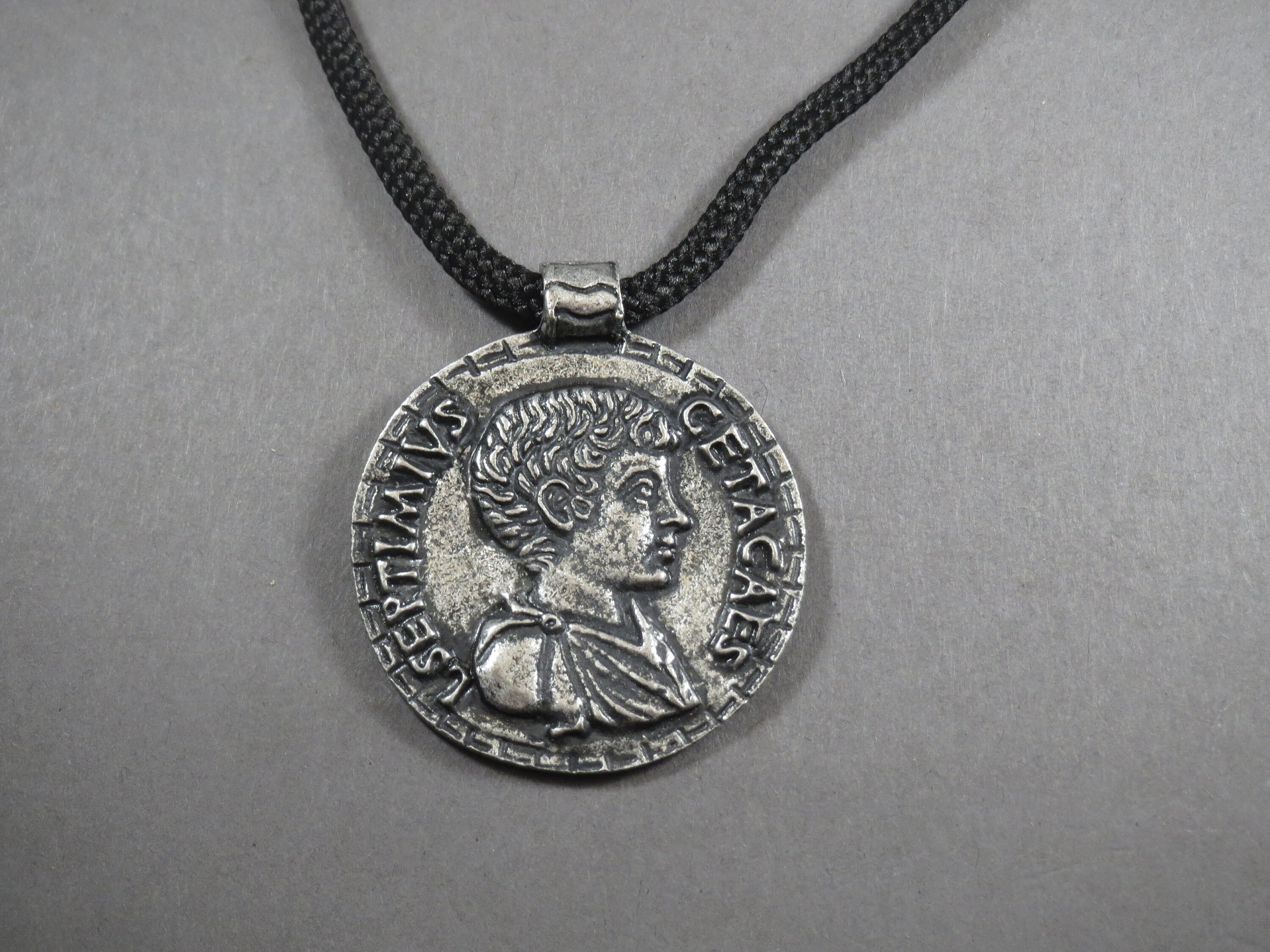 ROMAN EMPIRE DENARIUS CARACALLA (AS CAESAR) PENDANT JEWELRY