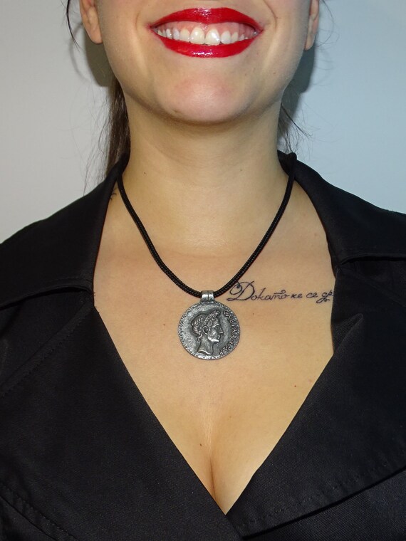 Ancient Roman Emperor's Julius Caesar Pendant Necklace - Etsy