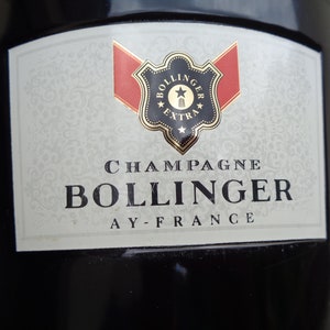 Seau à Champagne Bollinger En Aluminium - Style Cul De Poule - Vintage