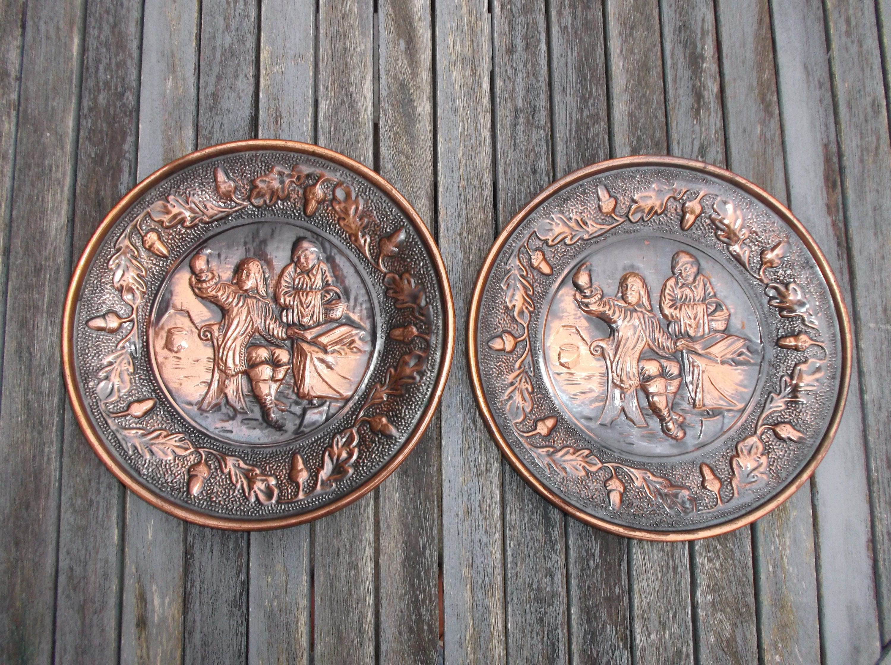 Sold at Auction: Copper Wall Decor, Copper Plates