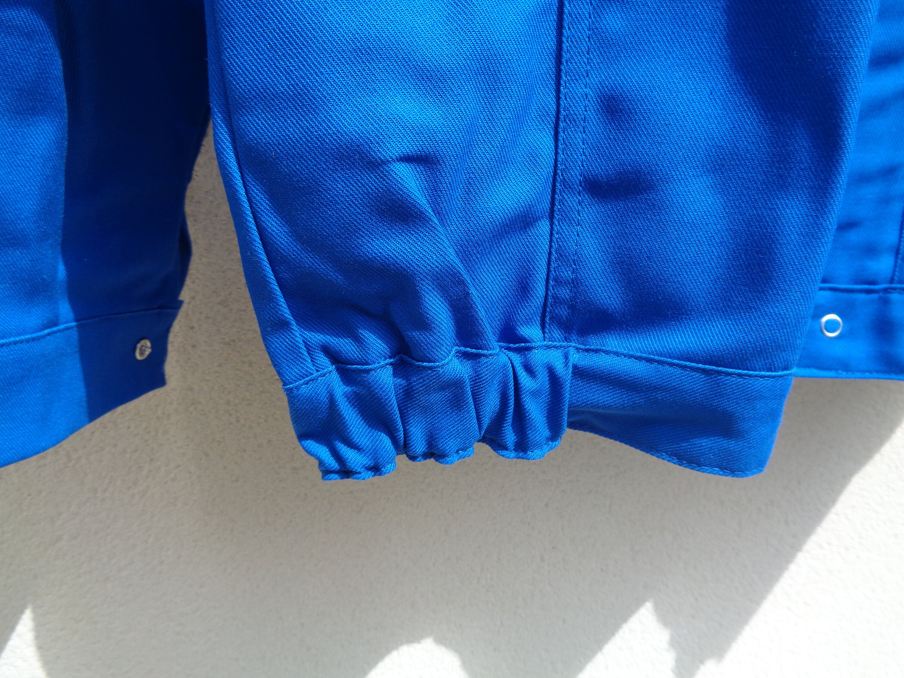 Adolphe Lafont Work Jacket, Size L, Indigo Blue, Size 52/54 Adolphe Lafont Work Jacket, Size L, Indigo Blue, Size 52/54