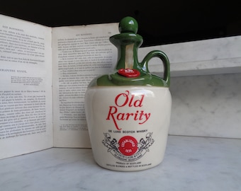 Ceramic whisky jug, Old Rarity Scotch, 12 years old, Bulloch Lade, Scotland