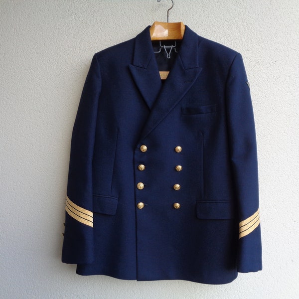 veste d'officier marinier, marine française, taille M, veste de l'armée vintage