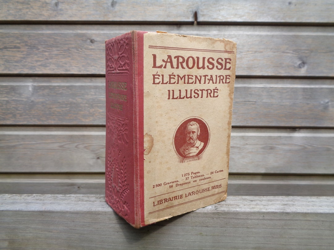 Illustrated Elementary Larousse Dictionary 1925 French