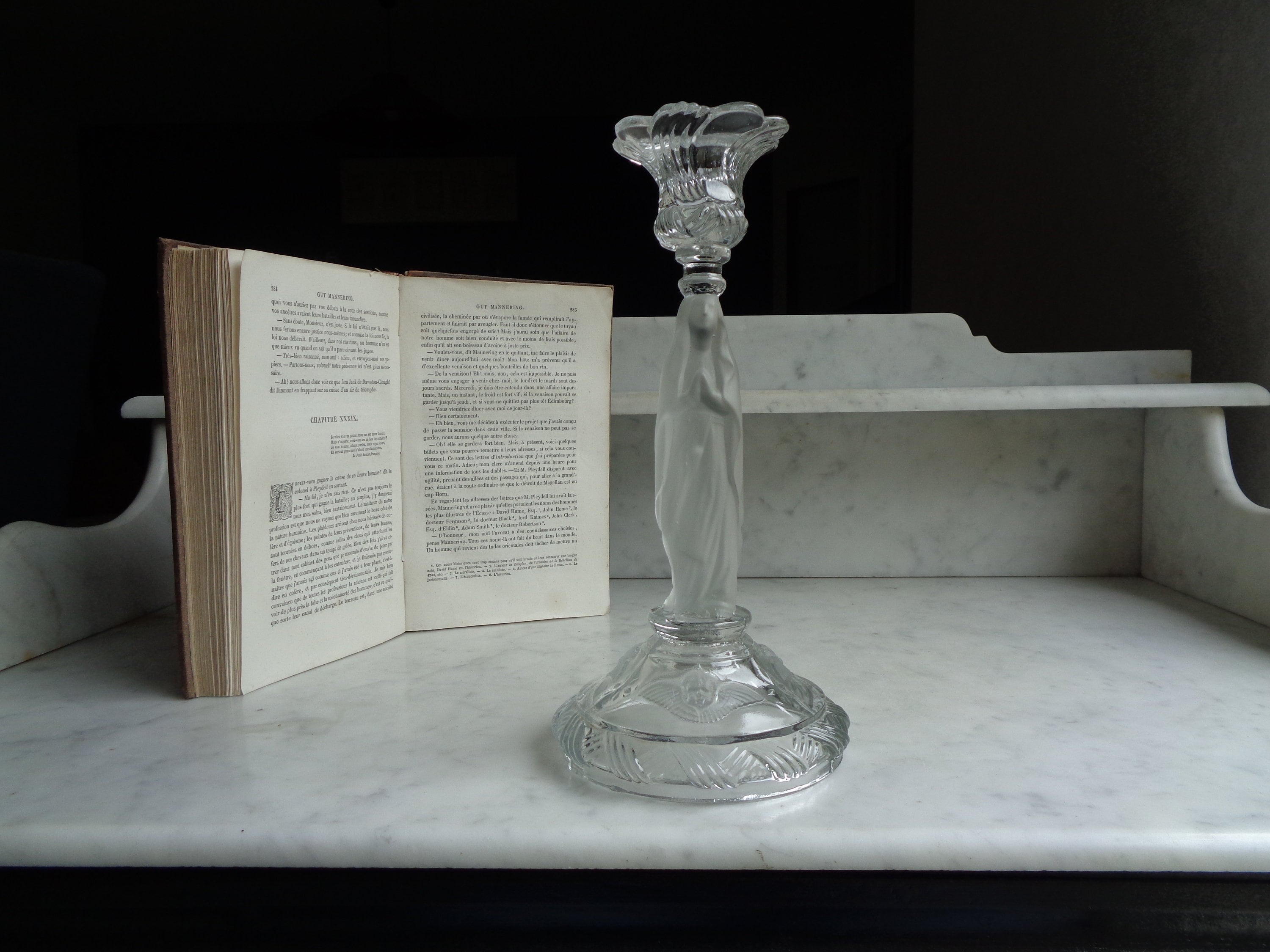 フランス製 ポルティユーのエッチンググラス Portieux 【未使用