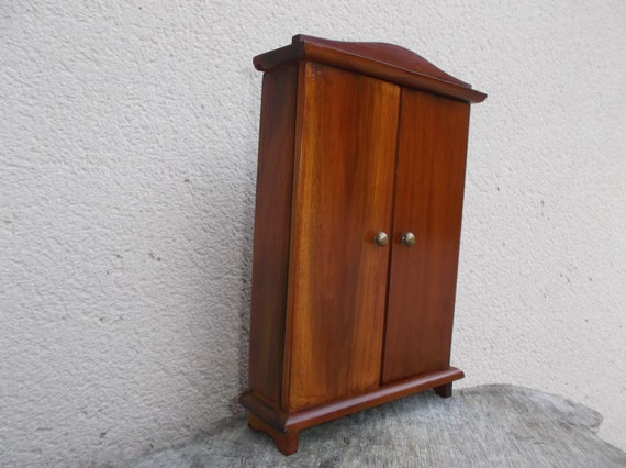 Doll Wardrobe Wooden Furniture Vintage Years 50 Wardrobe Etsy