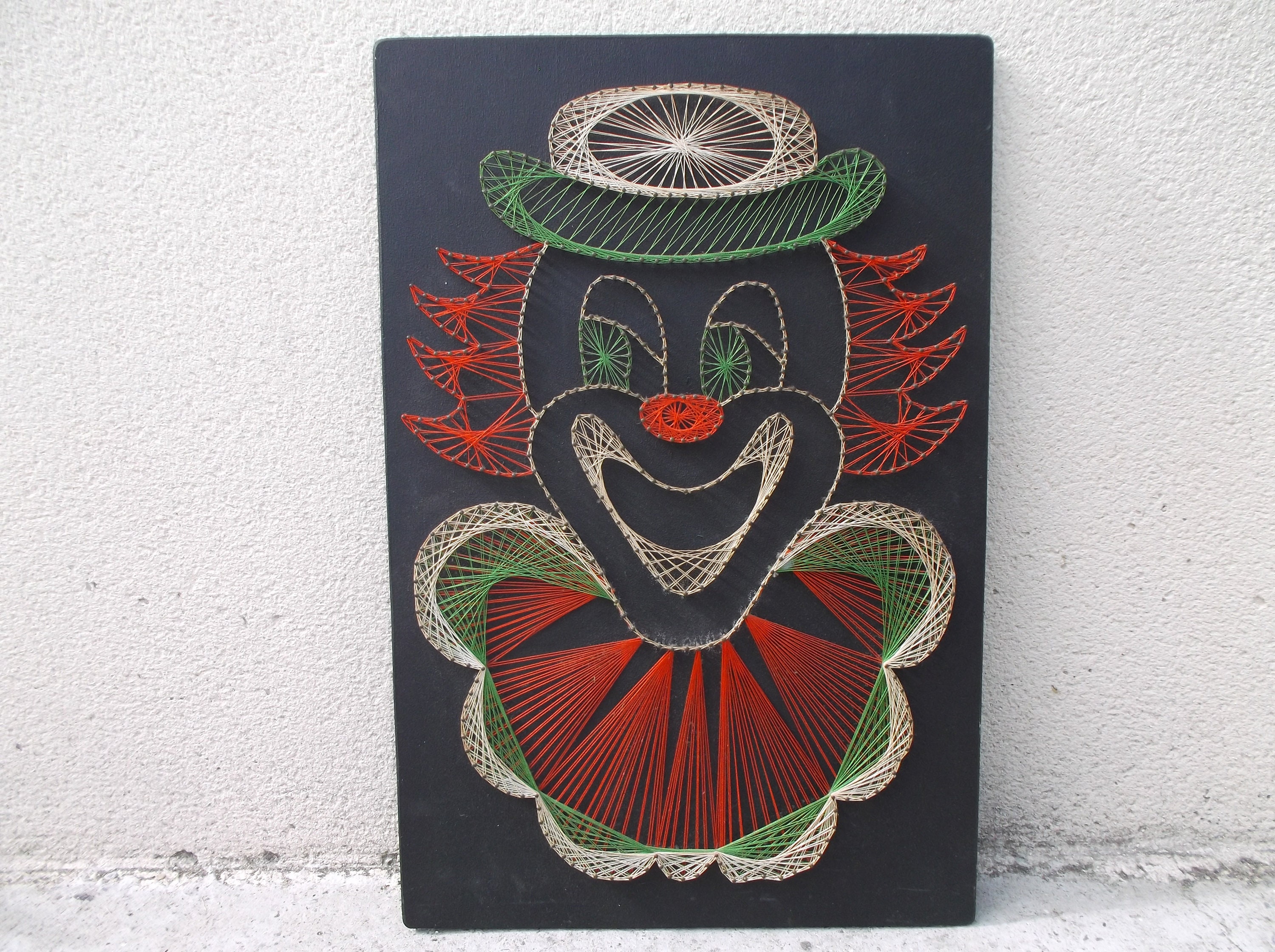 Tableau Décoratif Sur Verre Trempé 50x100 Cm - 'Clown Sur Une Corde' - Tulup - Neuf