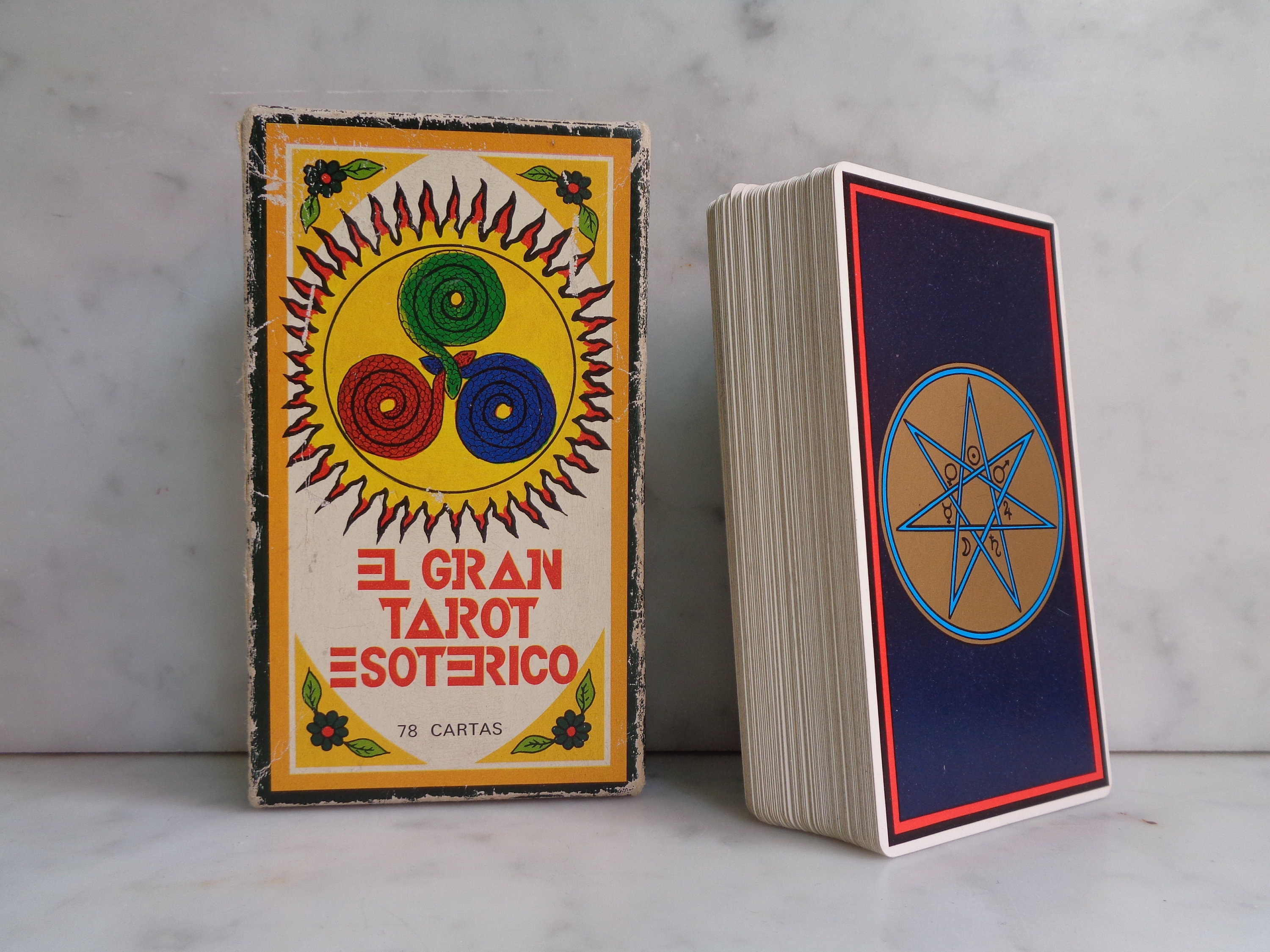 Tarot Deck El Gran Tarot Esoterico Vintage Spanish From