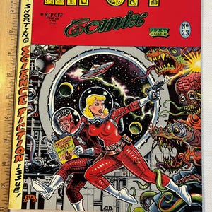 Vintage No. 23 ADULTS Material Comic Adult Comic Book Good Condition Comic Fantasy Rip Off Press Comix Science Fiction Rip Off 1989