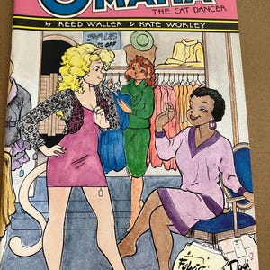 Vintage Kitchen Sink Comix Omaha The Cat Dancer Mature Comix ADULTS ONLY Comic Adult Comic Book Good Condition Comic 1991 #16