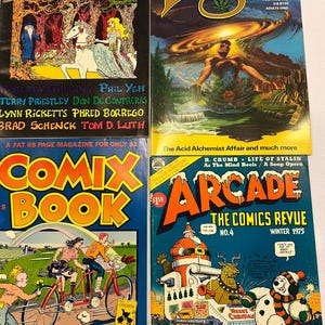 Mature Comics Lot JAM Fables COMIX no. 5 Arcade 1975 Review Home Grown Vol. 1 No. 3 Europe First Dope Adult Book Condition Adult Fantasy