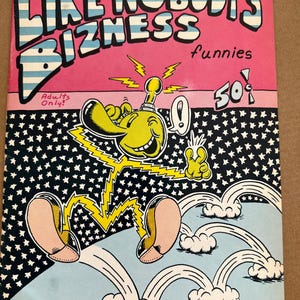 Like Nobody&#39;s Bizness Business Funnies G. Hansen Underground Comix Comics Adult Only Comic Book Fine Condition Comics Fantasy 1972