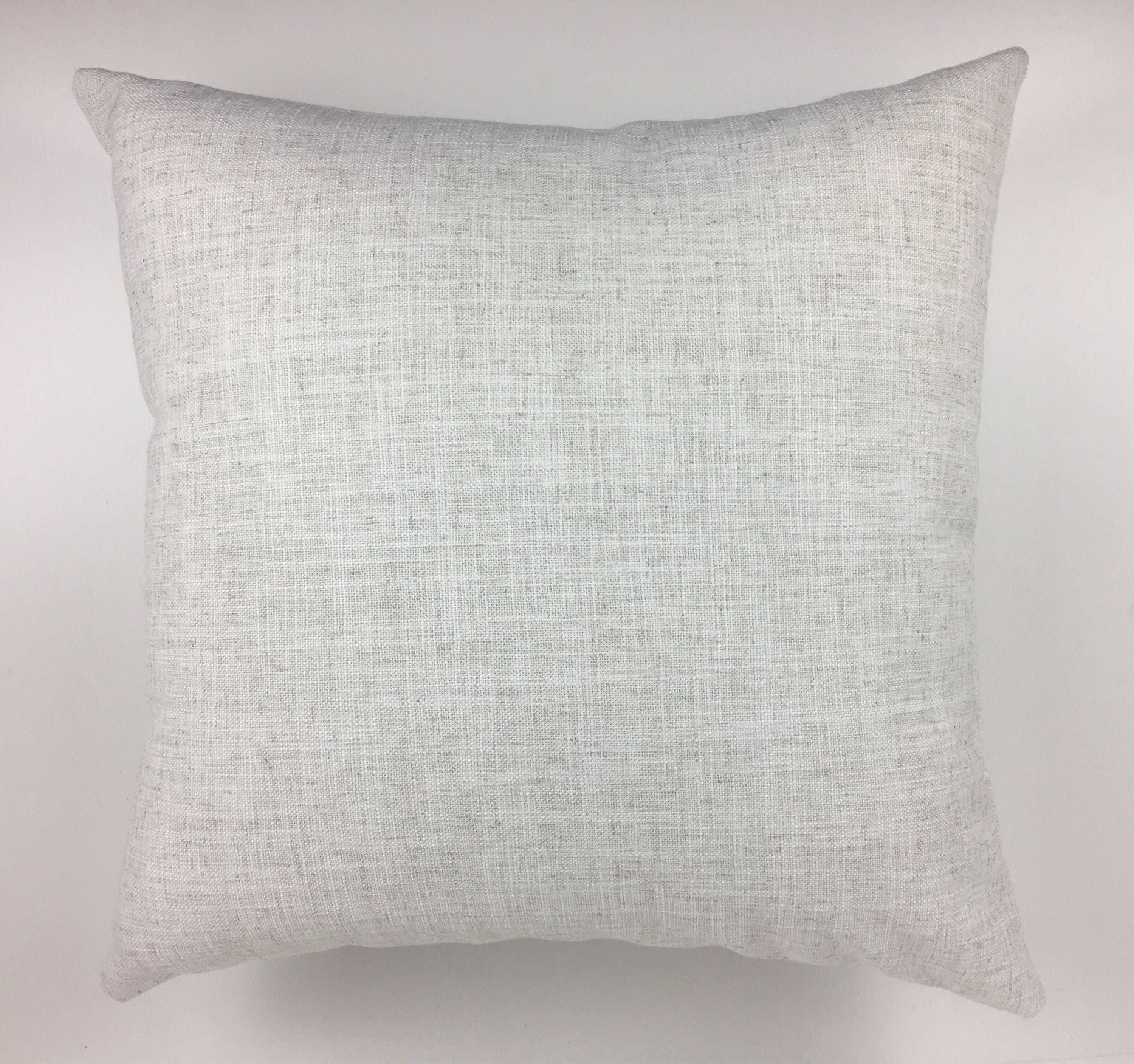 Couverture de Coussin Épaisse Tapisserie Tissée Moderne, Oreiller Jet Naturel Couverture Neutre d'ac