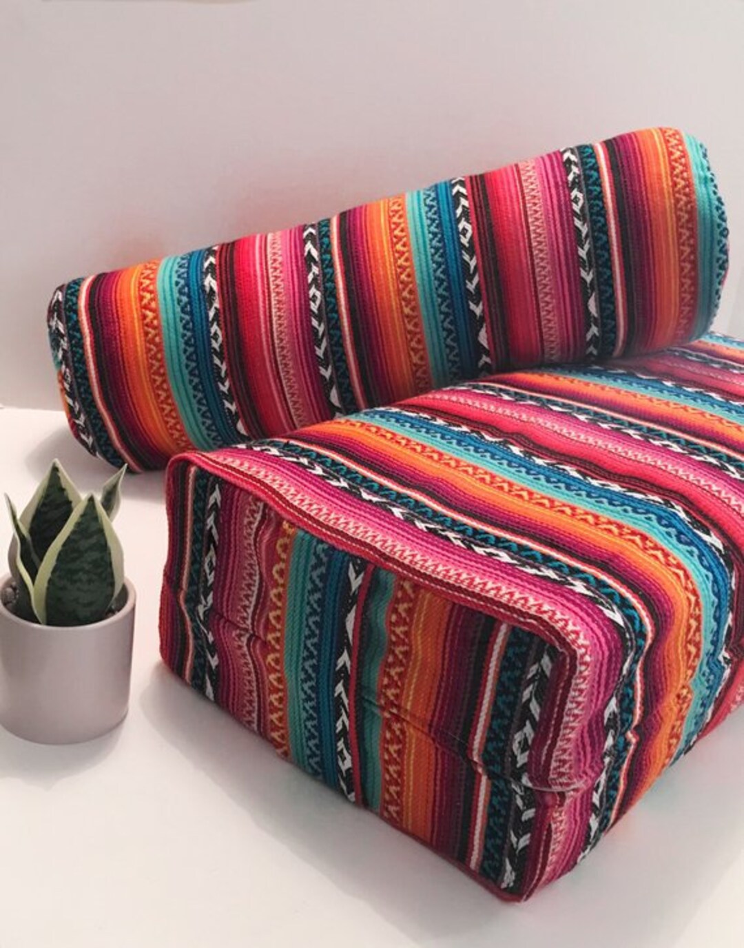 Hugger Mugger Yoga Bolster COVER ONLY Tribal Boho Rectangular Etsy