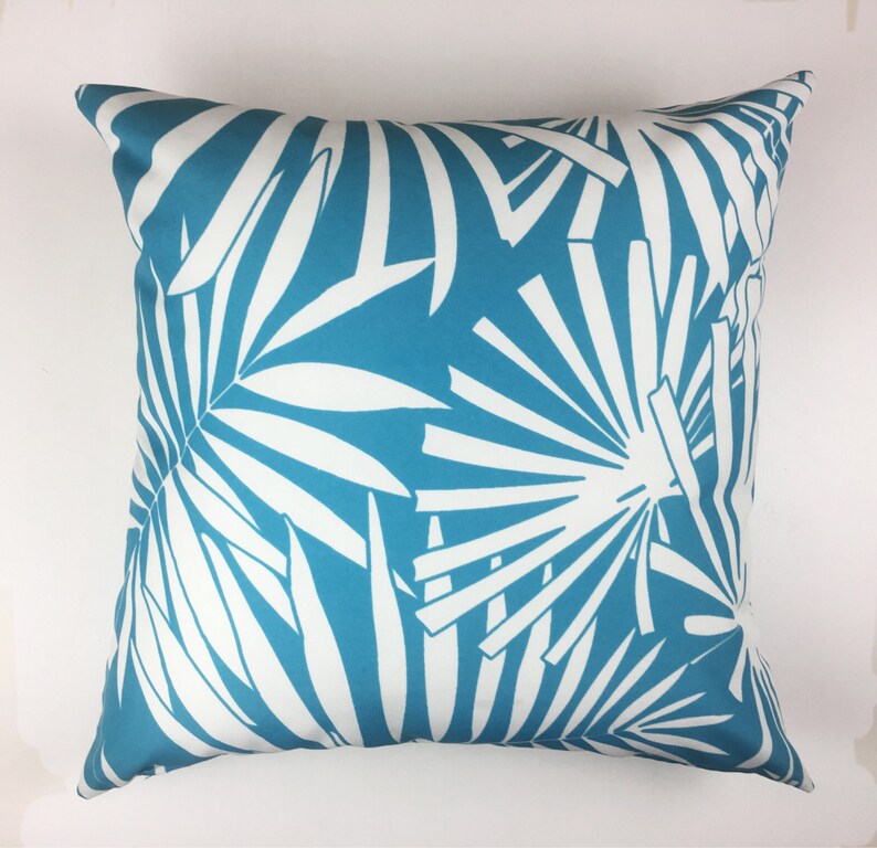 Pier Weatherproof Cushion Covers Outdoor Aquamarine Sunbrella Etsy