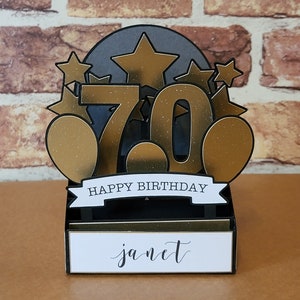 Personalised 70th Birthday Card - Etsy UK