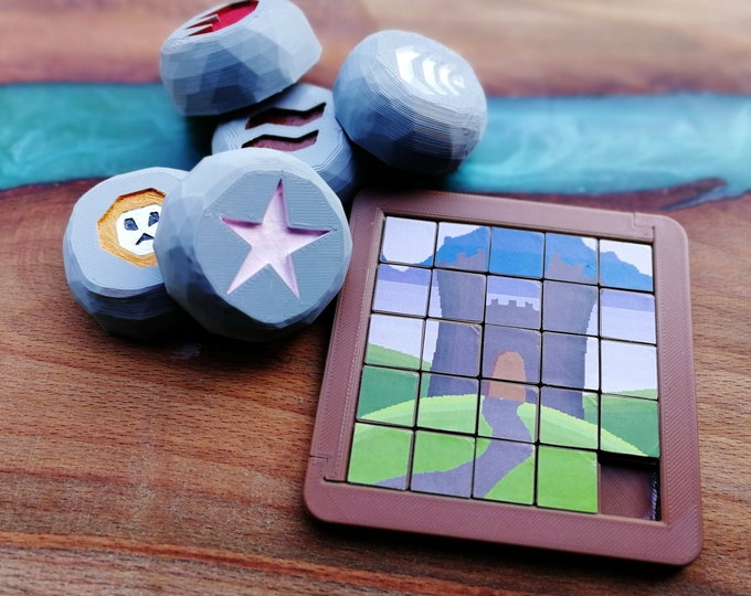 Runescape Clue Scroll Puzzle Gift For Him Osrs 3d Etsy