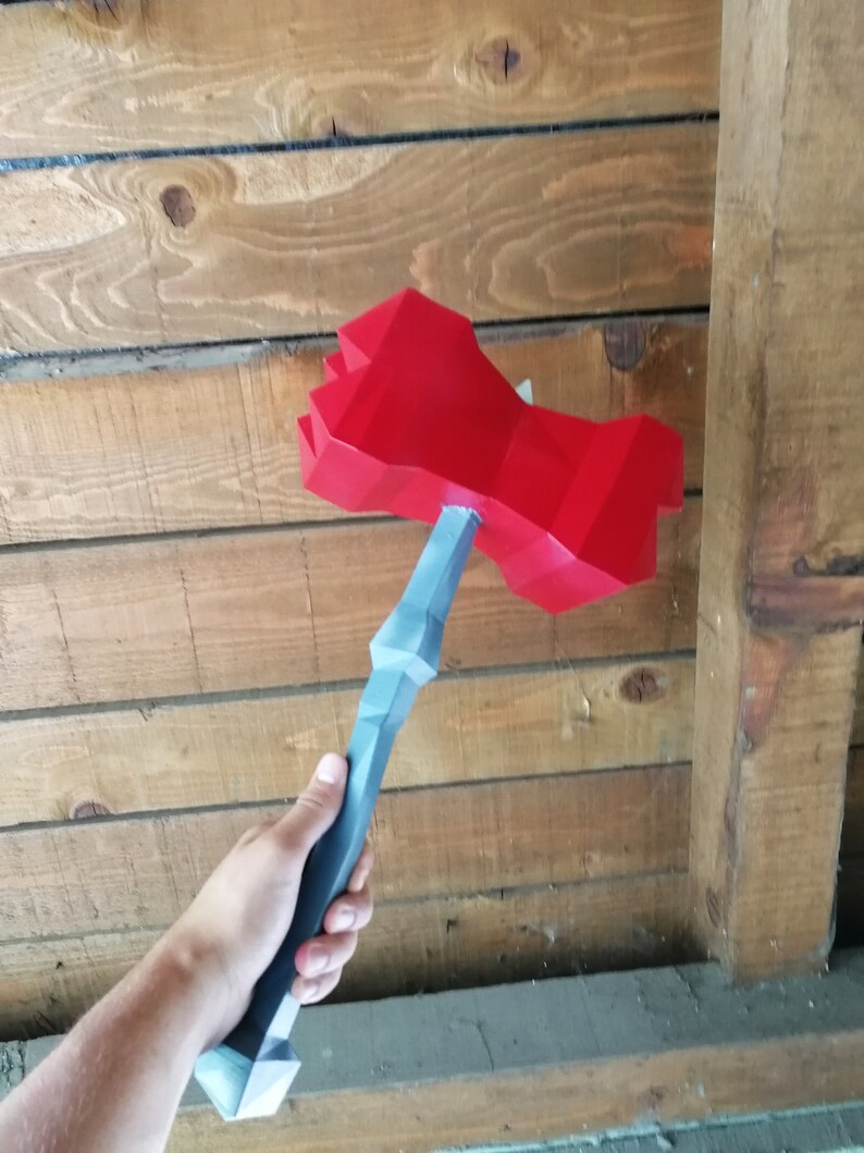Runescape Dragon Warhammer Gift for him OSRS 3D Printed Etsy