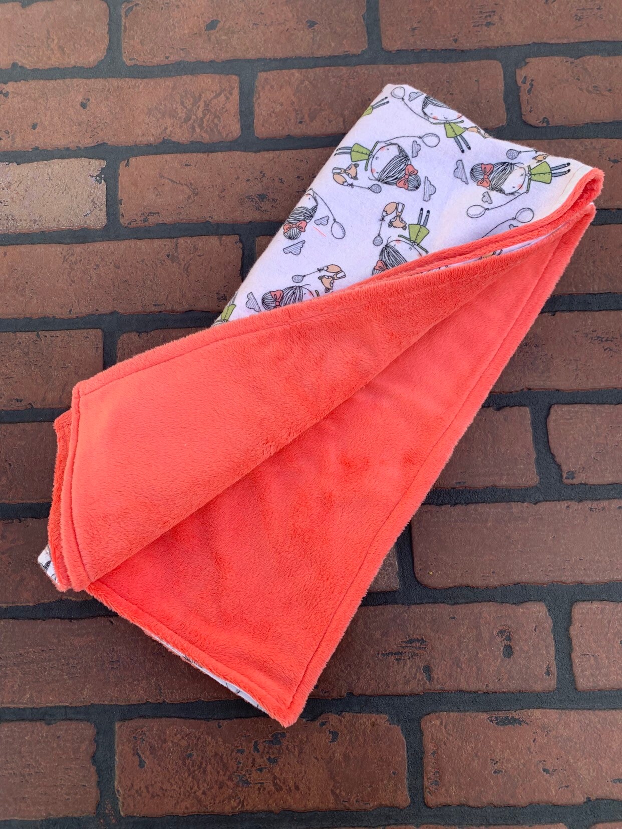 Baby Girl Fox Blanket Nursery Blanket Etsy 日本