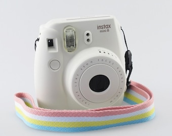 Strap pastel colors for Fujifilm Instax Mini 8 and Mini 8 Plus.