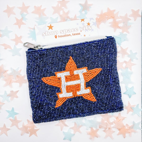 Astros Purse Beaded Strap Etsy
