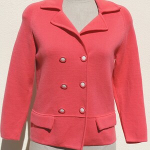 Vintage 1960s | Italian Wool Double-breasted Jacket - Etsy
