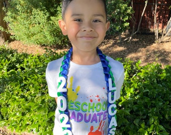 Preschool/kinder ribbon graduation lei 2024