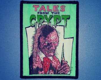 PATCH - Cryptkeeper / Tales from the Crypt (woven) Horror, comedy, keeper 80s TV